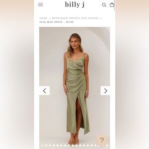 Olive Bridesmaid Dress | Billy J |